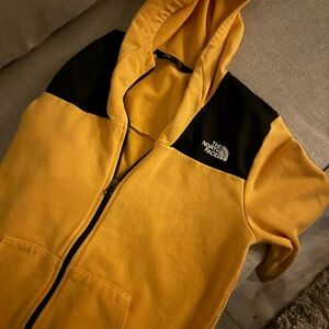 The North Face Kids Hoodie in Yellow and Black
